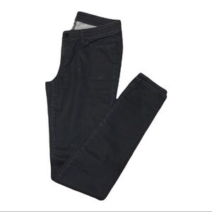 Ann Taylor Modern Fit Low-Rise Slim-Fit Skinny Jeans 10 Tall Coated Dark Denim